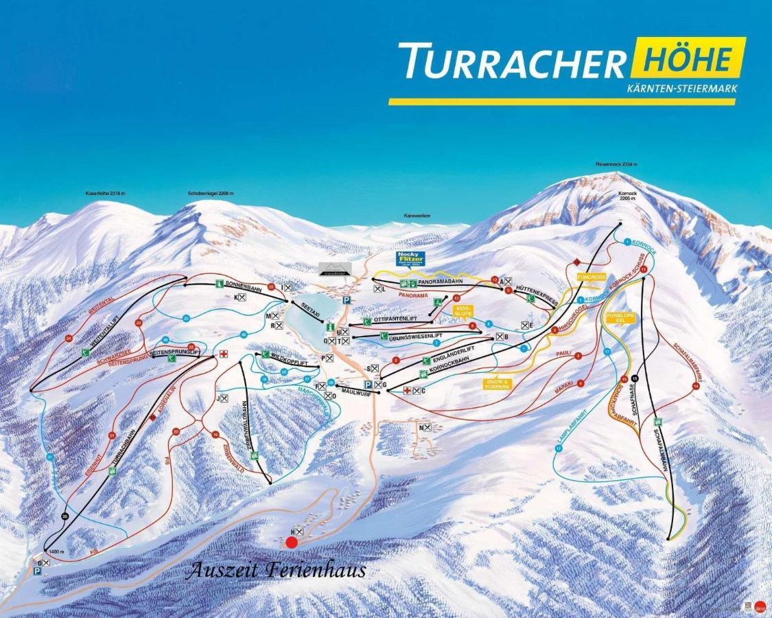 Auszeit Ferienhaus Fur 6 Personen ,Mit Grosser Terrasse Und Panoramablick, Turracher Hohe -A1 Haus 436 A Links- Esterno foto